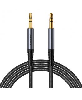 Joyroom stereo audio cable AUX 3.5 mm mini jack 1.2m black (SY-A