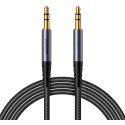 Joyroom stereo audio cable AUX 3.5 mm mini jack 1.2m black (SY-A Joyroom stereo audio cable AUX 3.5 mm mini jack 1.2m black (SY-A