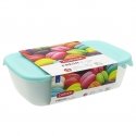 Food bowl set of 3 rectangular 2+1+0,5L Fresh&Go green Food bowl set of 3 rectangular 2+1+0,5L Fresh&Go green