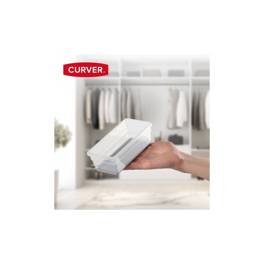 Food storage container rectangular with divider 1.8L Snap Box tr – 2