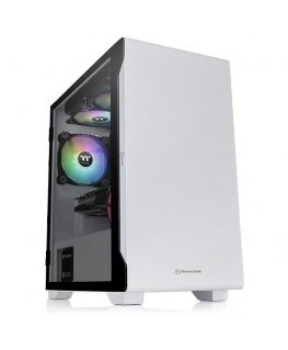 Thermaltake S100 Tempered Glass Snow Edition „Micro Tower“ Balta
