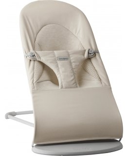 BabyBjörn Bouncer Balance Soft Woven -sitteri, jersey light beige