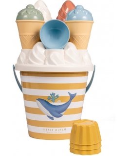 Little Dutch beach set, Ice Cream, blue