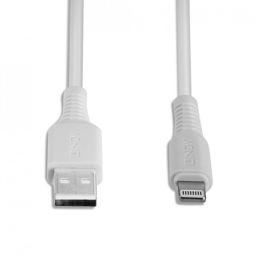 Lindy 31327 lightning kabelis 2 m Balts – 4