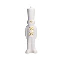 Rituali Domestici Figurine in the shape of a Christmas solstice Sulattentisto - White, 26 cm