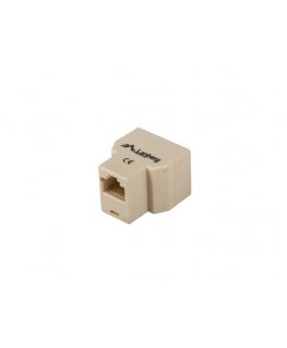 Lanberg AD-RJ45-2RJ45-OU verkkohaaroitin Beige