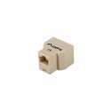 Lanberg AD-RJ45-2RJ45-OU tīkla sadalītājs Bēšs Lanberg AD-RJ45-2RJ45-OU tīkla sadalītājs Bēšs