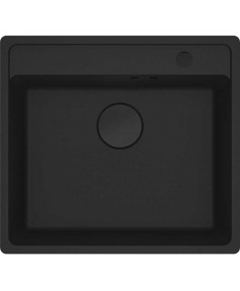 Granite sink Franke Maris, MRG 210-52 A, Black matte, black eccentric valve