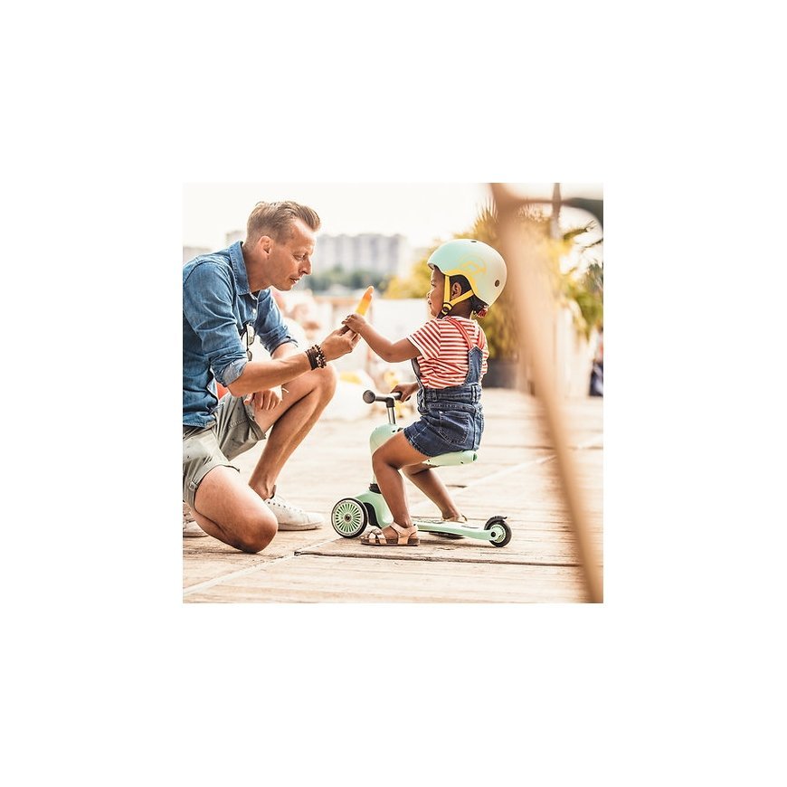 Scoot & Ride Highwaykick 1 Lapset Kolmipyöräinen potkulauta Vihreä – 4
