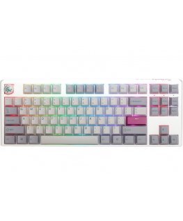 Ducky One 3 TKL клавиатура USB Американский английский Серебристый