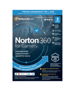 Norton 360 for Gamers | 50GB | 3 Devices | Download & Product Key