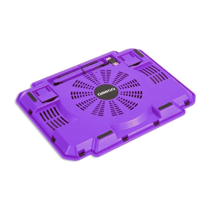 Omega OMNCPIV jahutusalus sülearvutile 43,2 cm (17") Violetne – 2
