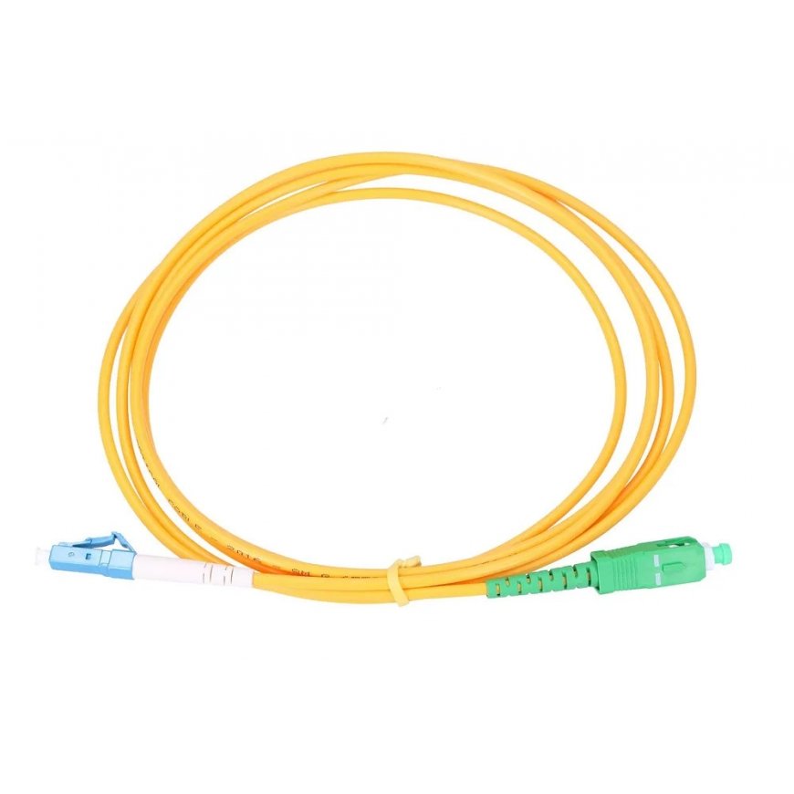 Extralink EX.9199 InfiniBand ja kiudoptilised kaablid 20 m SC LC FTTH Kollane