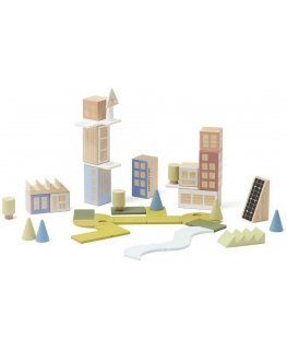 Kid's Concept - a set of blocks for building cities | Multicolor (AIDEN)
