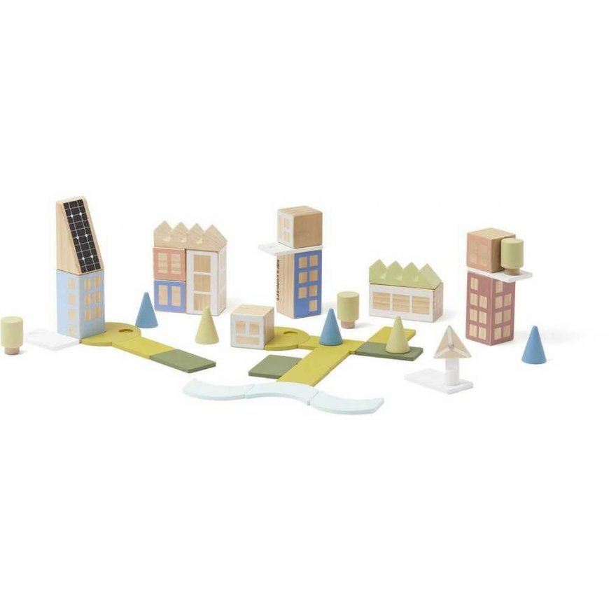 Kid's Concept – blokelių rinkinys miestams statyti | Daugiaspalvis (AIDEN) – 2