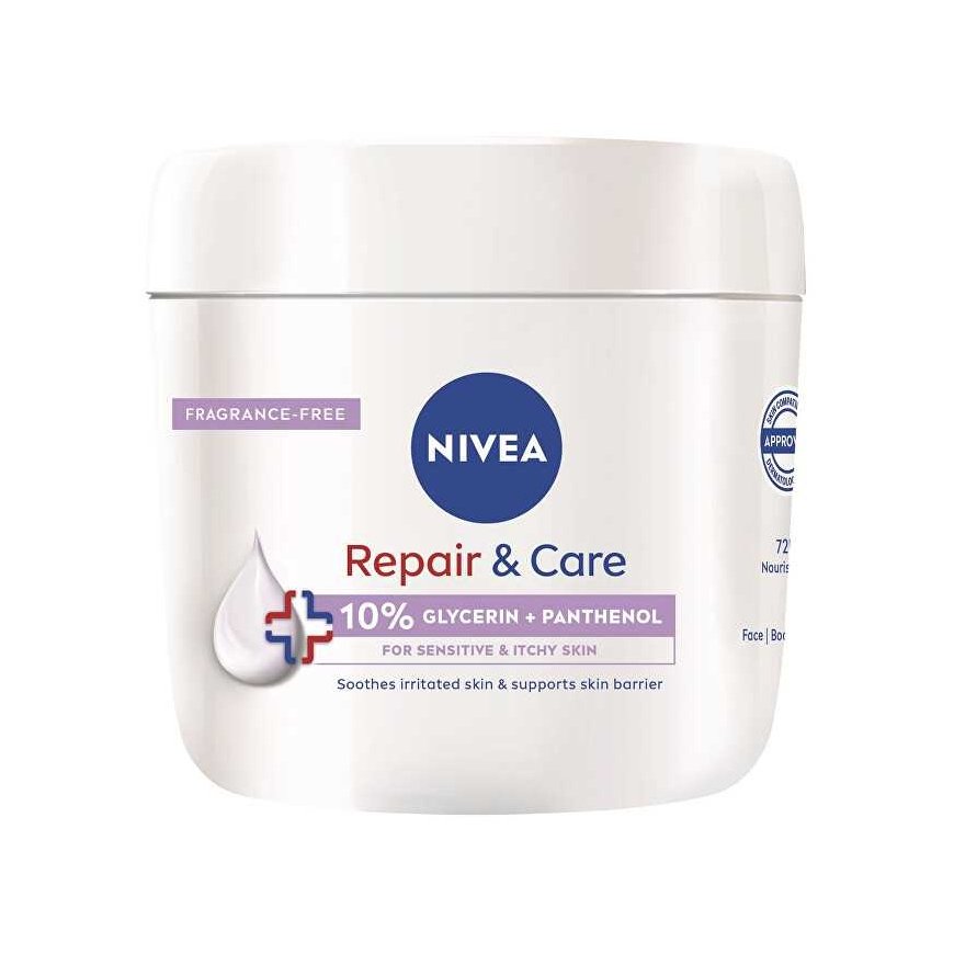 Nivea Moisturizing body cream for sensitive
