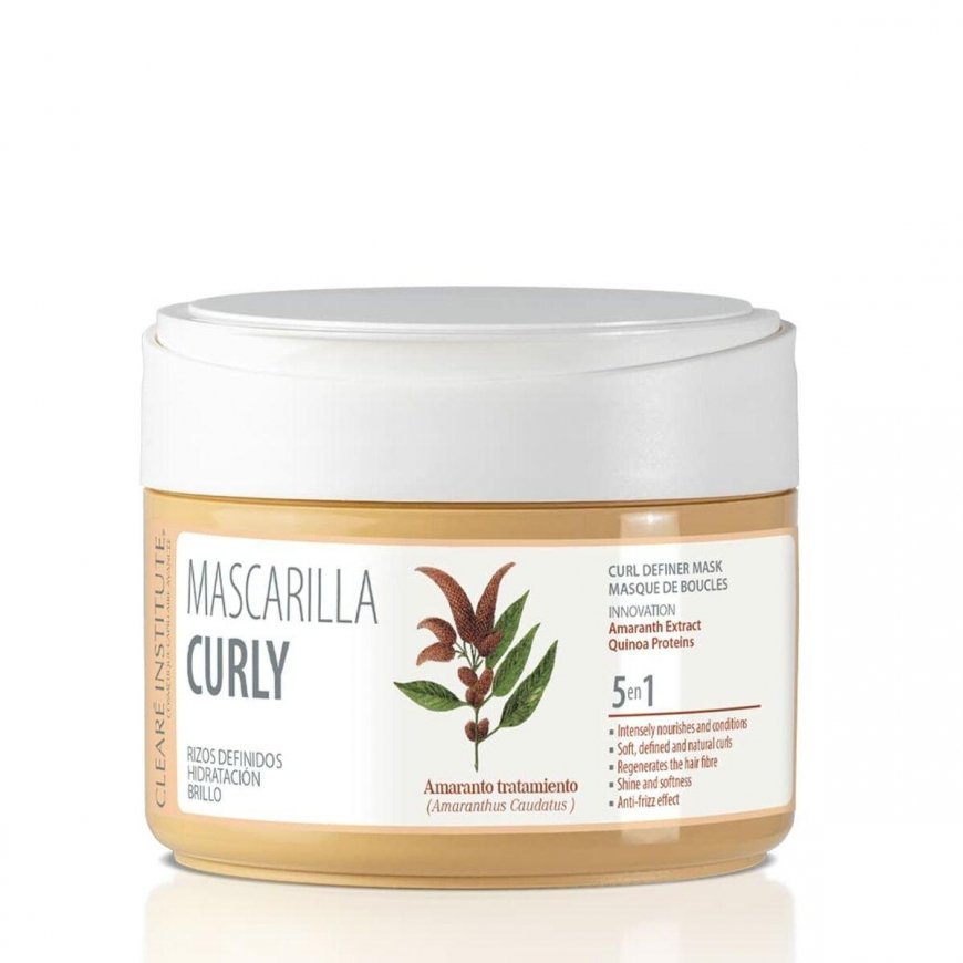 Clearé Institute For curly hair Curls Defined Curl Shine Hydration Mask, 300 ml