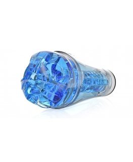 Fleshlight Flight Commander Flashlight masturbator Light Blue, Transparent Silicone