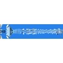 Fleshlight Flight Commander Flashlight masturbator Light Blue, Transparent Silicone