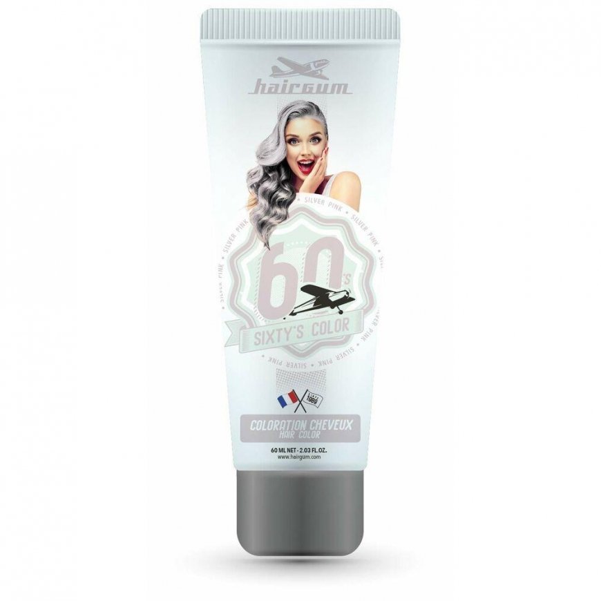 Hairgum Sixty`s Color Hair Color Silver