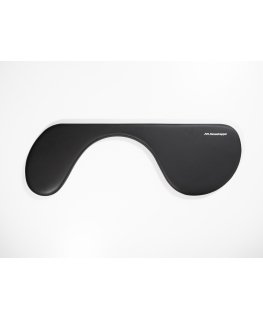 Mousetrapper Armrest - Asymmetric подушка под запястье Кожзаменитель Черный