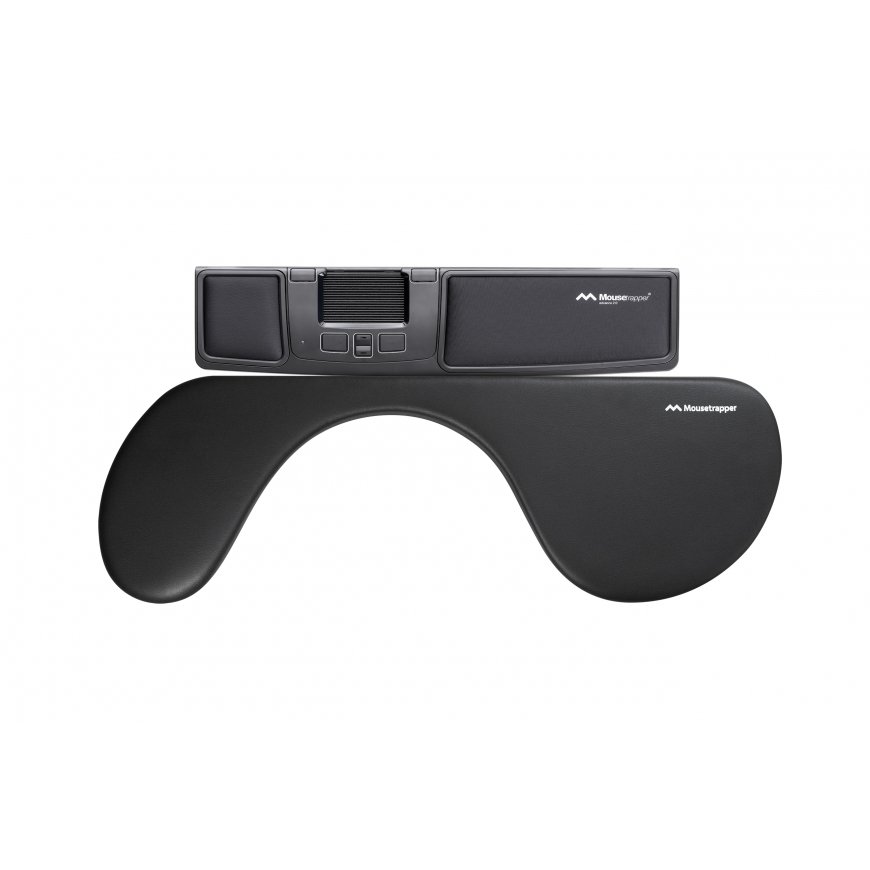 Mousetrapper Armrest - Asymmetric подушка под запястье Кожзаменитель Черный – 2