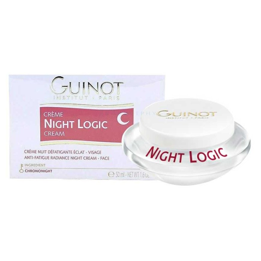 Guinot, Night Logic, Radiance, Night, Creamy, For Face, 50 ml – 2