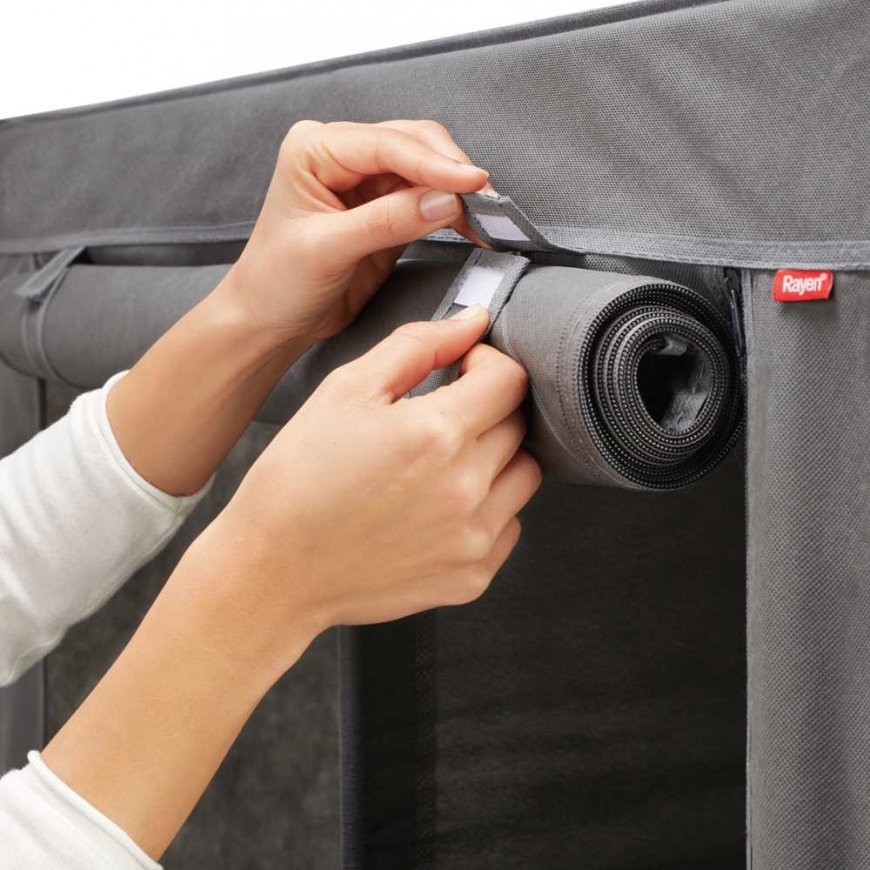 Tekstylna szafa 105 x 45 x 161 cm Rayen – 5