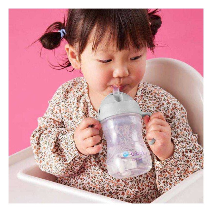 b.box - water bottle with straw and weight 240 ml | Grey – 2