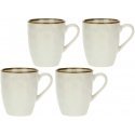 Rose&Tulipani Set of 4 cups with holder Concerto Avorio - Kość słoniowa, 430 ml Rose&Tulipani Set of 4 cups with holder Concerto Avorio - Kość słoniowa, 430 ml