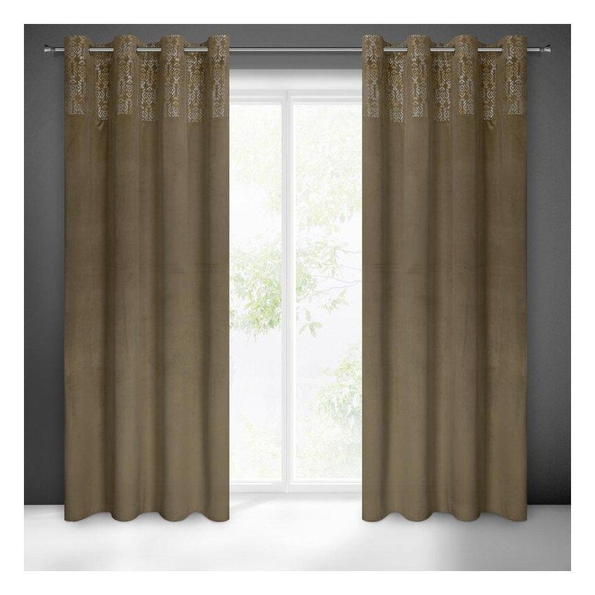 Eurofirany ZAS / LIZA / BEIGE + ZŁ 140X250 TRANS – 3