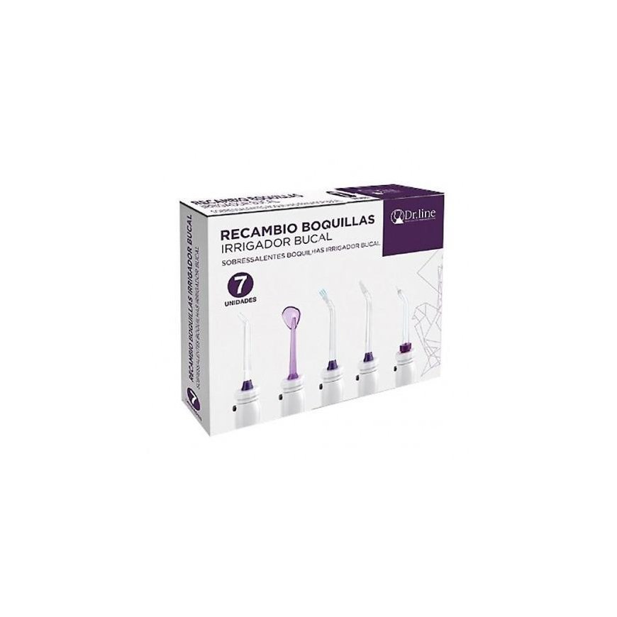 Toothbrush Dr. Line Dr Line Recambios De Boquillas De Irrigador Bucal 7 Unidades Clarben