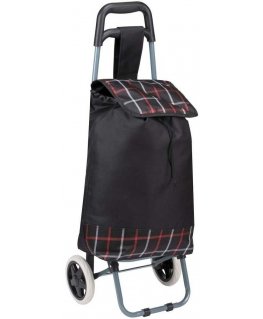 Travel Slazenger Stroller BAG NA KÓLKACH NA ZAKUPY ZE STELAŻEM 31L BLACK