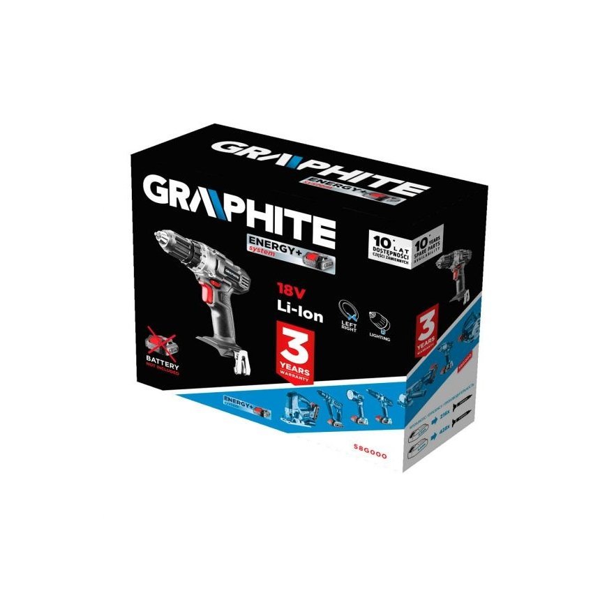 Graphite 58G000 drill 1250 RPM Keyless – 2