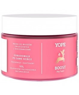 Yope Boost My Hair kaukė pažeistiems plaukams su biokeramidais 250ml