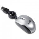 Genius Computer Technology Micro Traveler Silver pele USB Type-A Optisks 1200 DPI Genius Computer Technology Micro Traveler Silver pele USB Type-A Optisks 1200 DPI