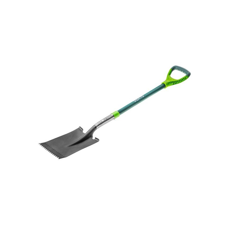 Verto 15G004 совок/лопата Spade Стекловолокно, Стальной Черный, Зеленый, Металлический