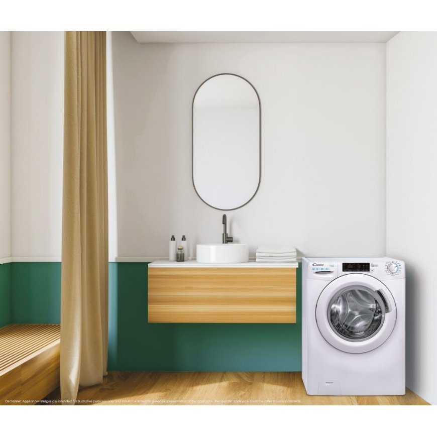 Candy Smart CS1482DW4/1-S skalbimo mašina Pakraunama per priekį 8 kg 1400 RPM Balta – 5