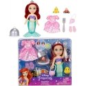 Jakks Pacific Disney Princess 6 Inch Petite Doll with Extra Fashion & Accessories Sea to Land Ariel