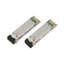 Extralink SFP WDM Module SFP 1.25G 1,25Gbps, 1310/1550nm, single mode, 3km, LC, DOM, pair Extralink SFP WDM Module SFP 1.25G 1,25Gbps, 1310/1550nm, single mode, 3km, LC, DOM, pair