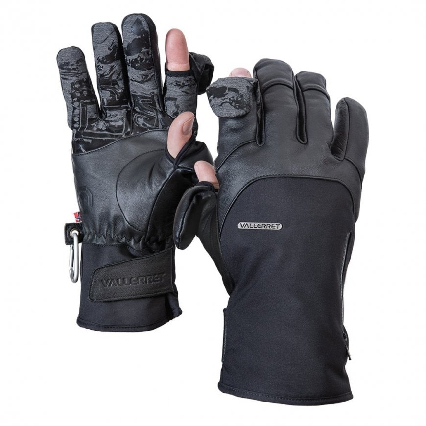 Vallerret Photography Gloves Tinden Pirkstaiņi Melns XXL Abiem dzimumiem