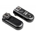 A set of two Yongnuo RF603C II flash triggers with a C3 for Canon cable