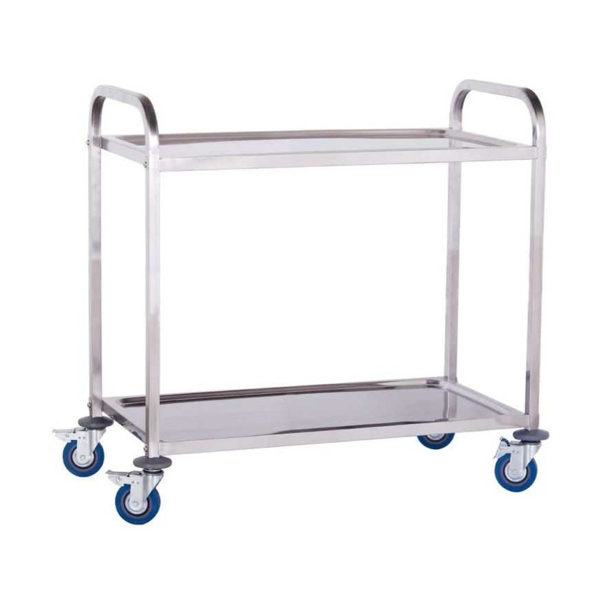 Royal Catering Waiter's trolley with 2 shelves, stainless steel – 3