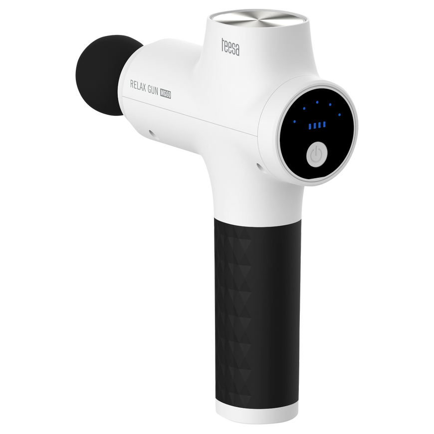 Toothbrush Pistolet do masażu TEESA RELAX GUN MG60, 8 nakładek, white – 3