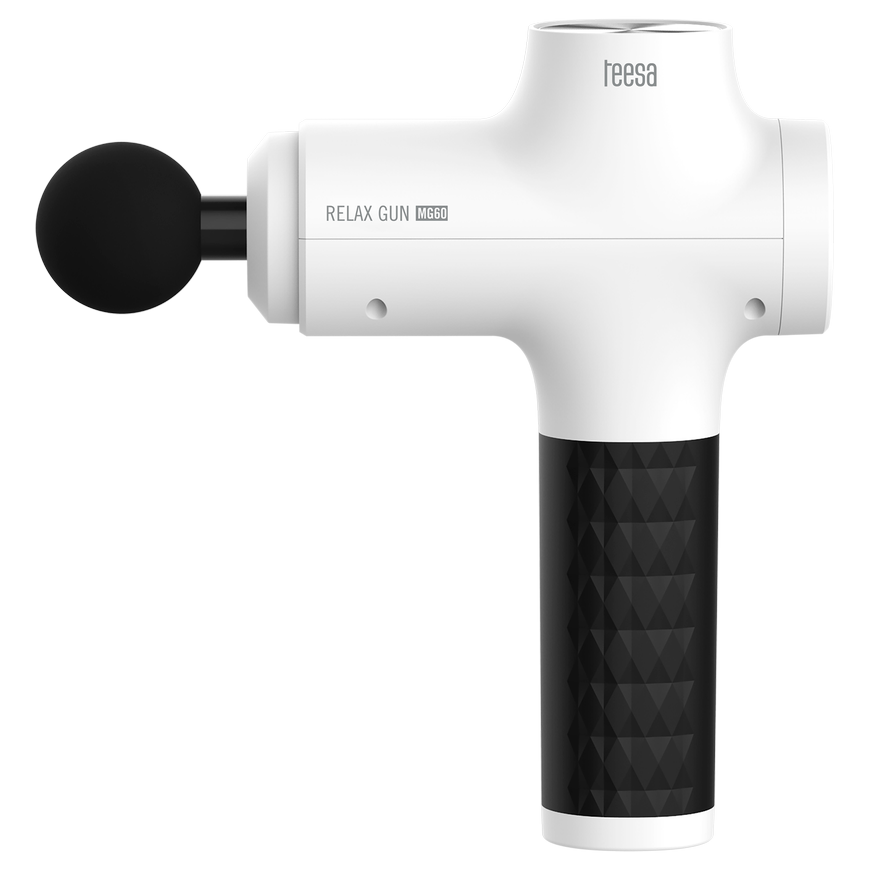 Toothbrush Pistolet do masażu TEESA RELAX GUN MG60, 8 nakładek, white – 4