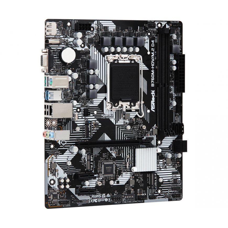 Asrock B760M-HDV/M.2 D4 Intel B760 LGA 1700 mikro ATX – 5