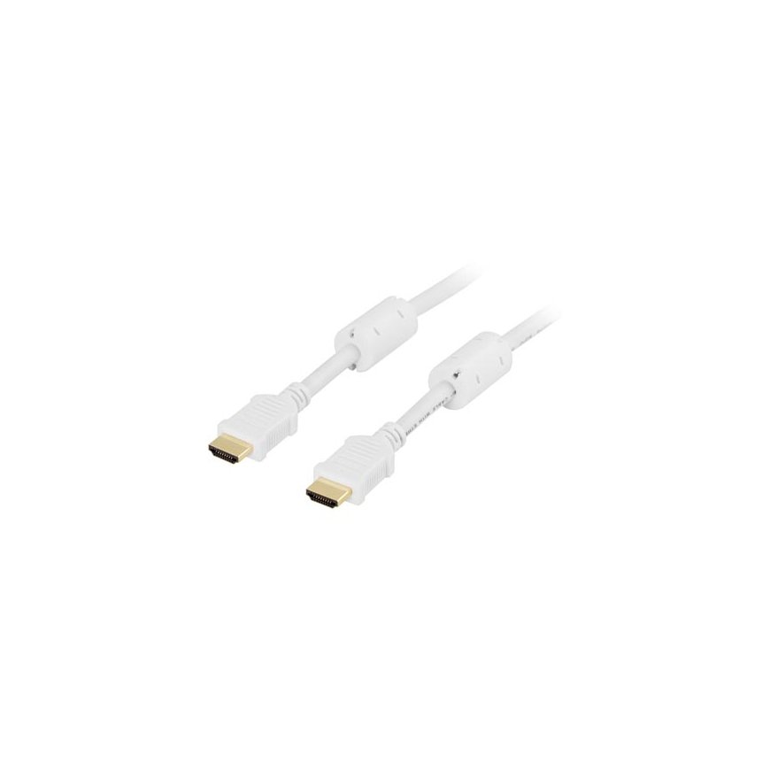 Deltaco HDMI-1020A HDMI кабель 2 m HDMI Тип A (Стандарт) Белый
