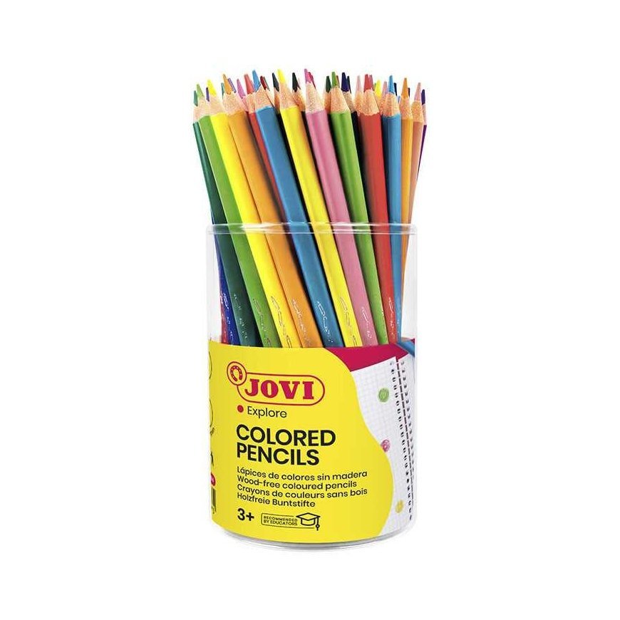 Pencils JOVI Tube, 84 pcs., tri-edged – 5