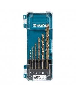 Makita D-75758 HSS-CO Metal Drill Bit Set, 6 Cnt
