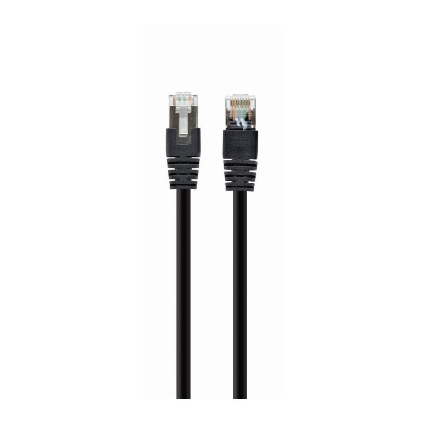 Gembird PP6A-LSZHCU-BK-2M tīkla kabelis Melns Cat6a S/FTP (S-STP)